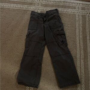 Hollister Dark Gray Wide Leg Pants